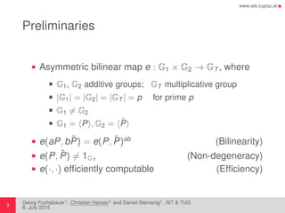 Structure-Preserving Signatures on Equivalence Classes | PDF
