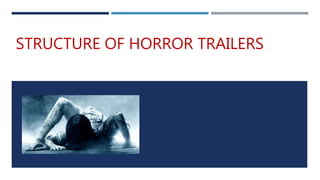 STRUCTURE OF HORROR TRAILERS
 