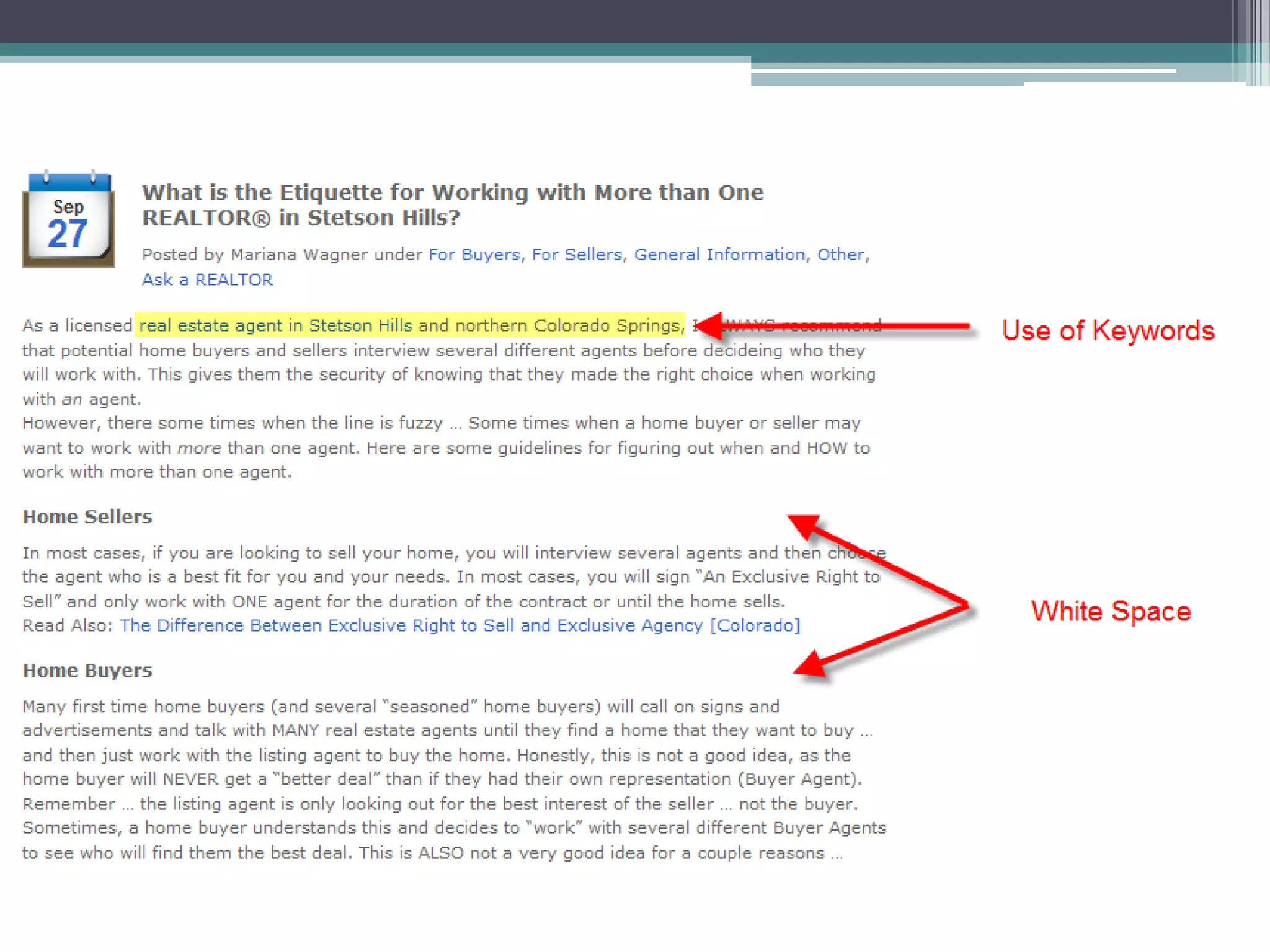 Effective Posts TitlesAppeal to Google:RelevancyImportant Factor in Search Engine Rankingwww.seomoz.org/blog/best-practices-for-title-tags