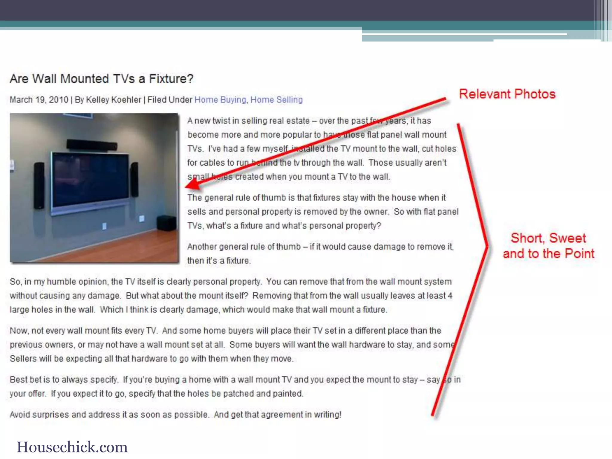 Elements of an Effective PostStay on topic – Be relevant