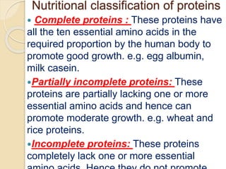 Structure and classifications of proteins | PPT