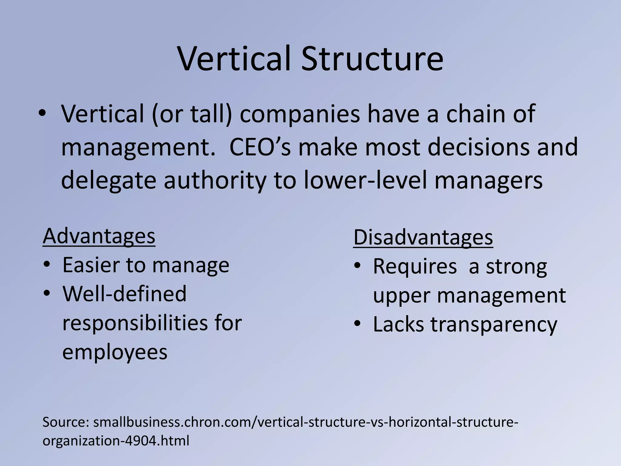 Structure and communication in business | PPTX