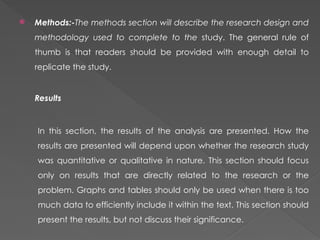 Structure and Components of Research Report_Research Methodology.pptx