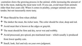STRUCTURE AND COMPOSITION OF MEAT for undergraduate studies | PPTX