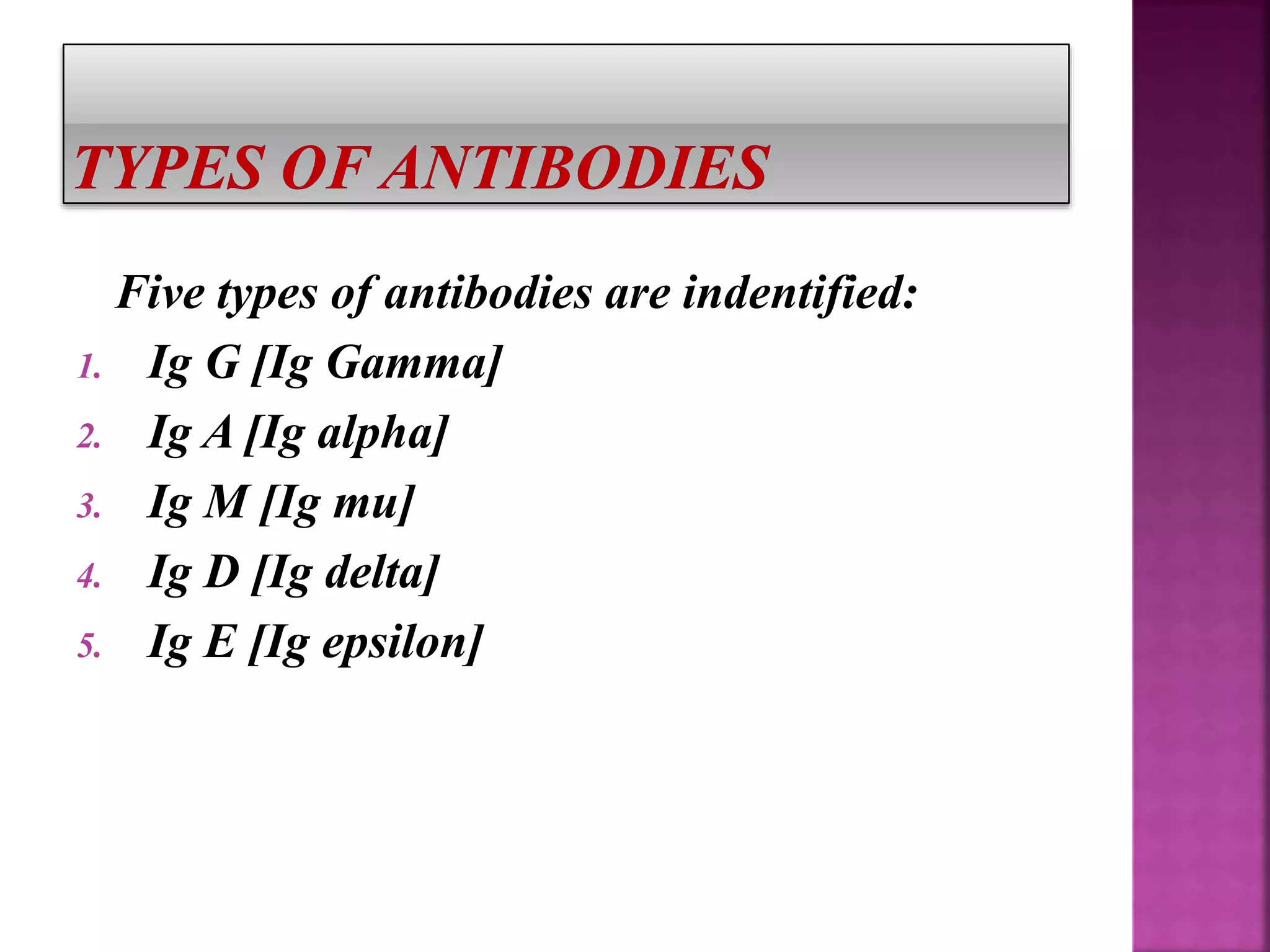 Structure and function of antibody molecules | PPTX