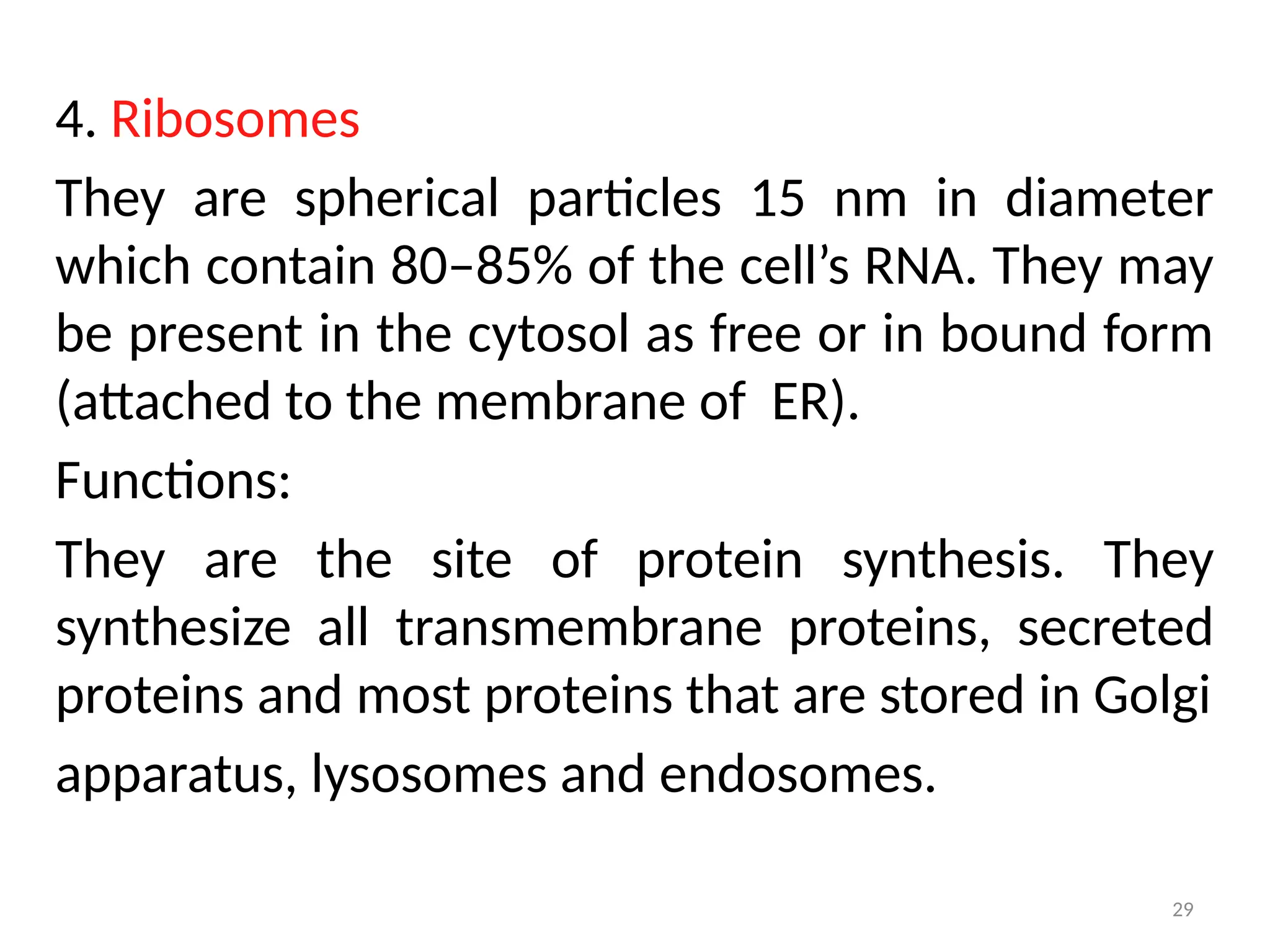 Secreted Ribosomes Structure and function of Mammalian cell | PPTX