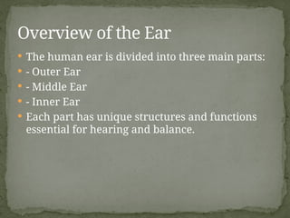 structure and function of ear presentation - Priya Ghosh.pptx