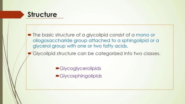 structure and function of glycolipid.pptx