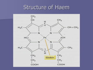 Structure of Haem
 