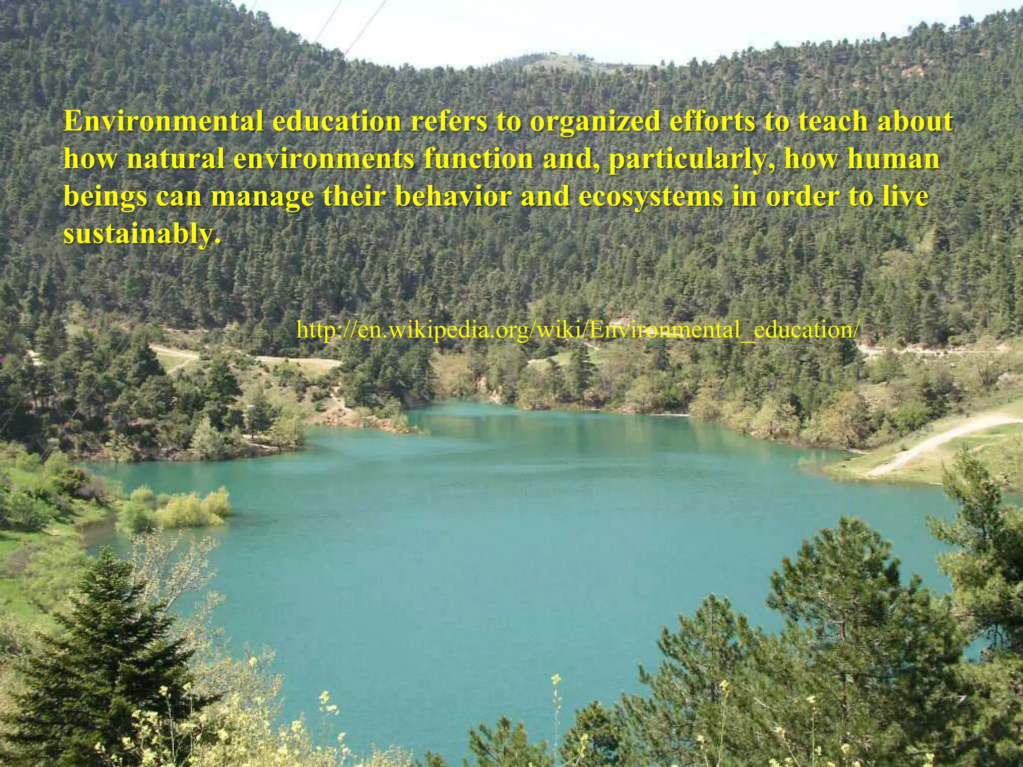 Structure and functions of environmental education centers (2016) | PPT