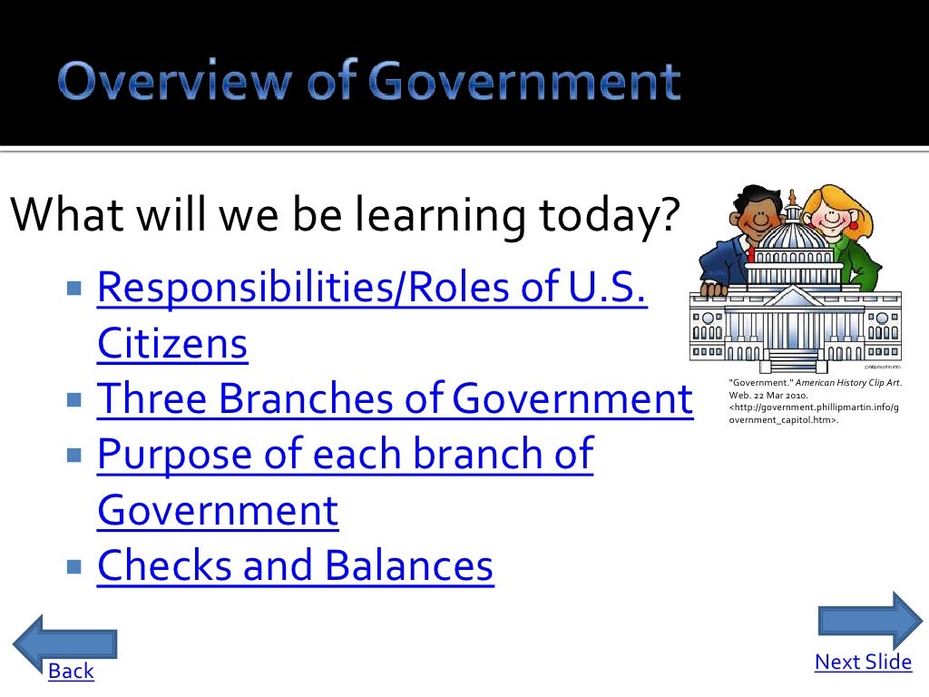 Structure And Functions Of Government