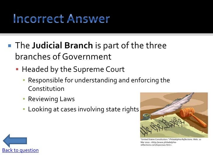 What are the three branches of government and their functions?