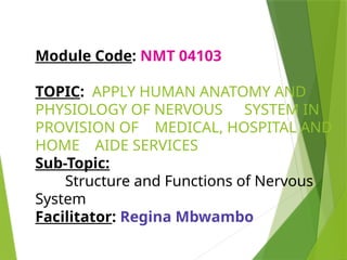 STRUCTURE AND FUNCTIONS OF NERVOUS SYSTEM.pptx