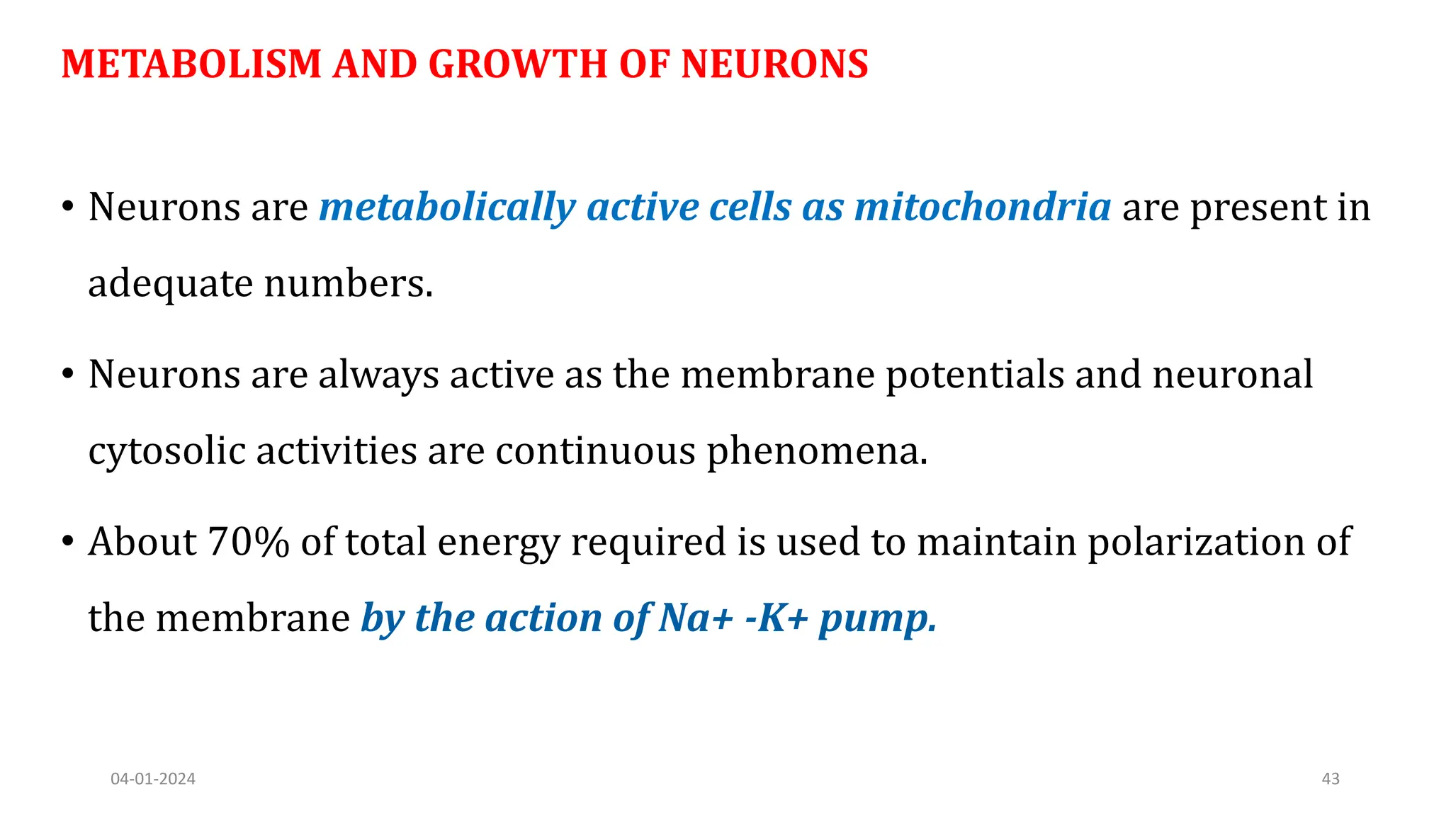 NEURON,NERVE GROWTH FACTORS, CYTOKININES | PPTX