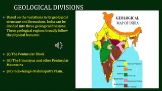 Structure and physiography of India | PPTX