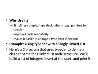 Structure and Union .pptx program in C with detailed example | PPTX