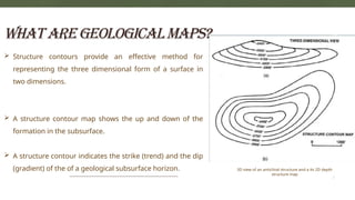 Direct Structure Contour Method structure Depth contour map lec 5 by bassem mohamed | PPTX