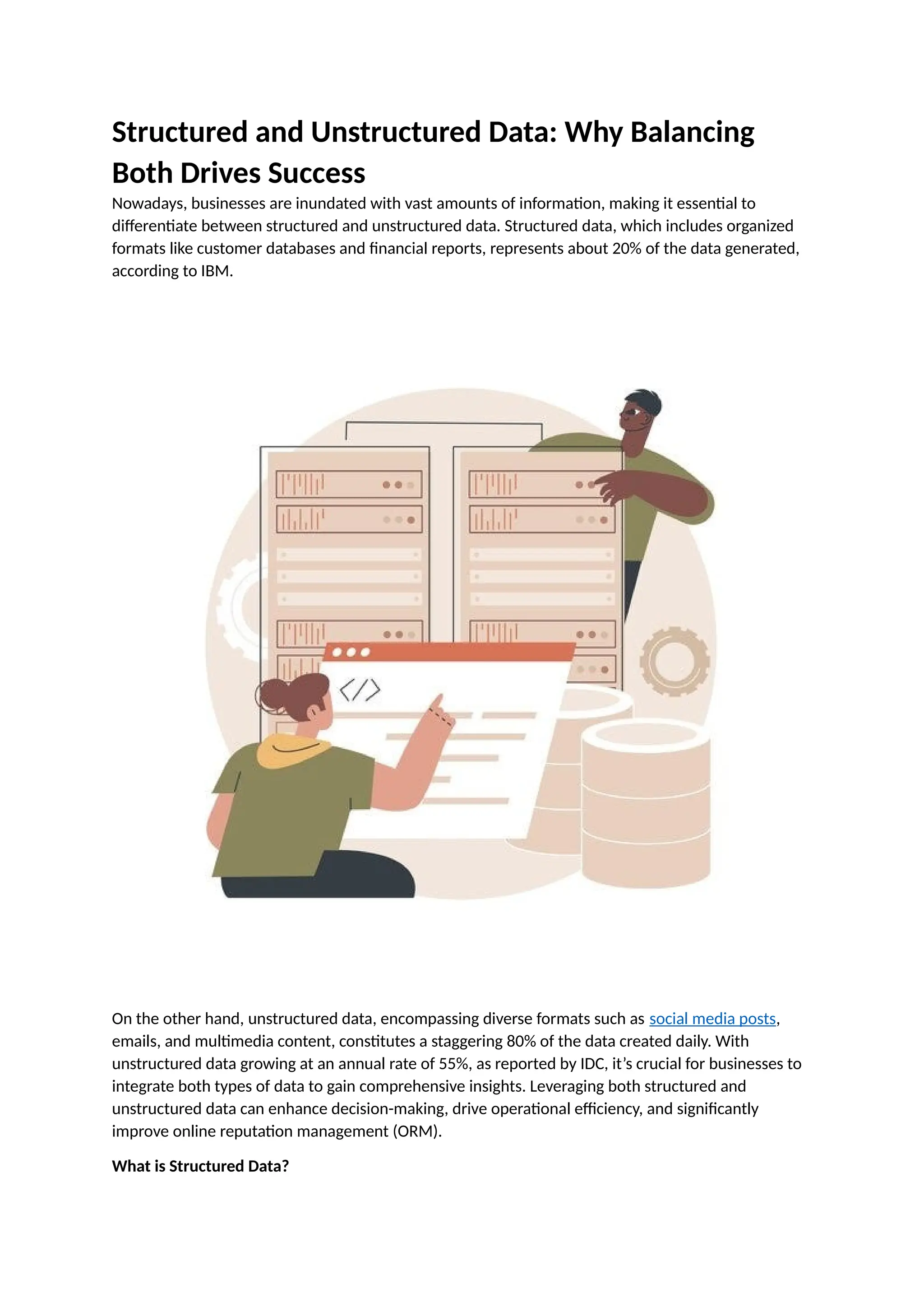 Structured and Unstructured Data Why Balancing Both Drives Success.docx