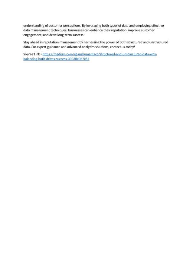 Structured and Unstructured Data Why Balancing Both Drives Success.docx
