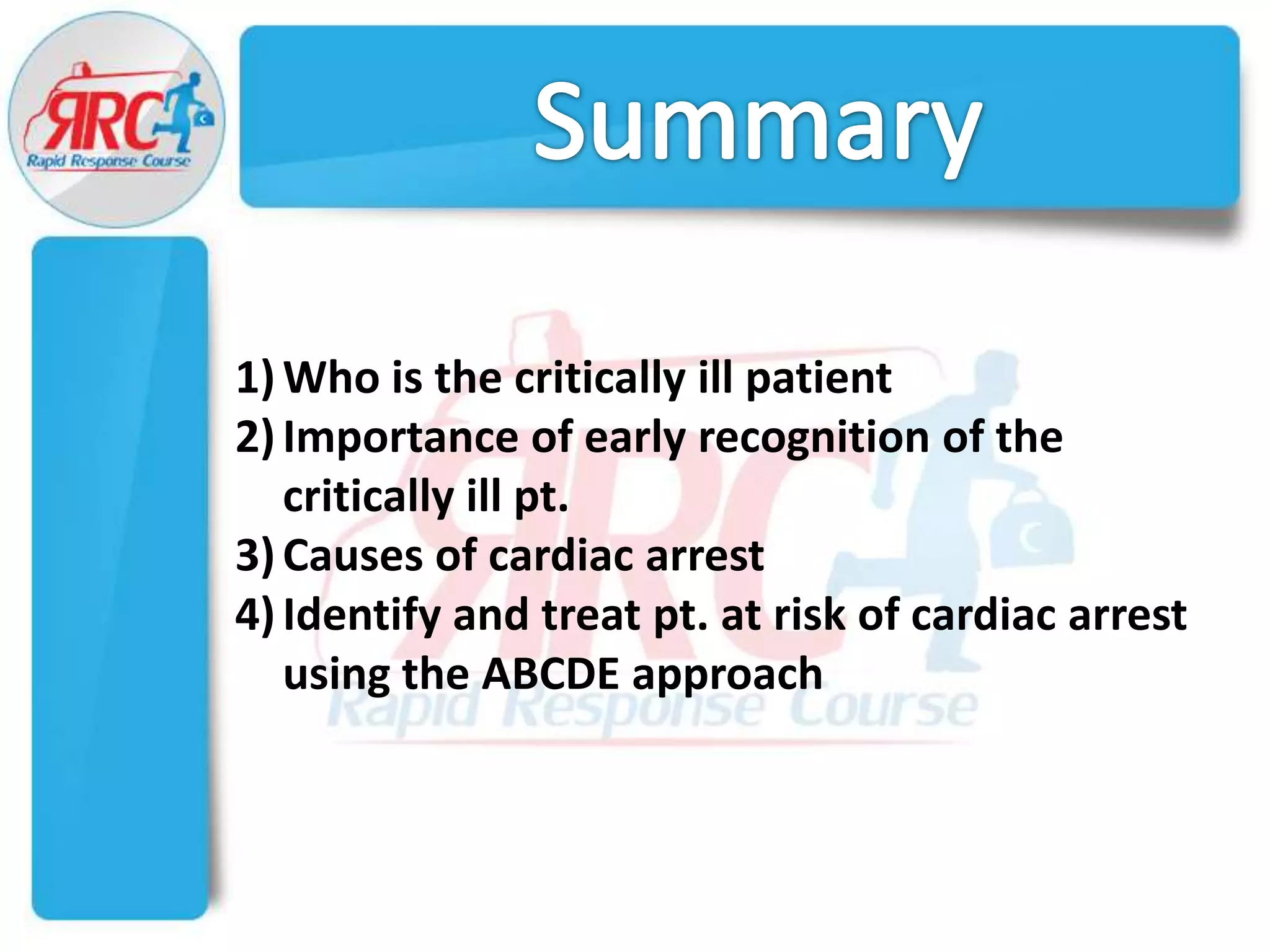 Structured approach for critically ill patient | PPTX