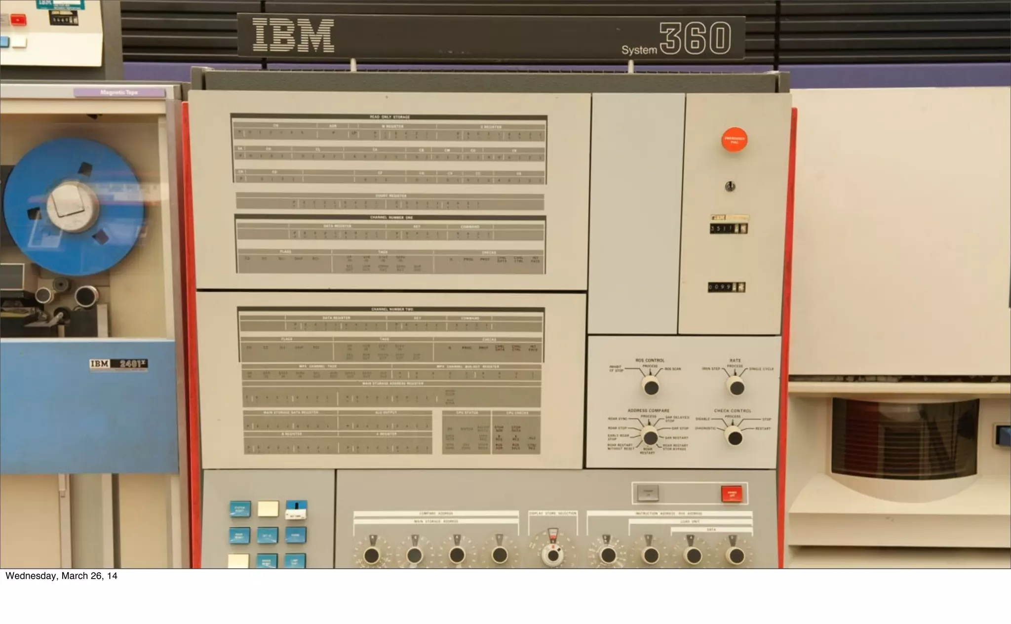 Wednesday, March 26, 14
 