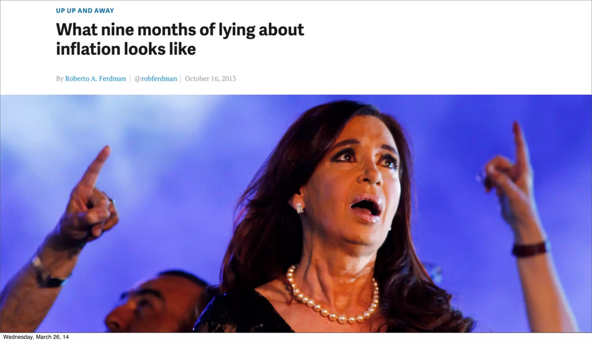 Wednesday, March 26, 14
 