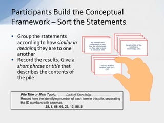 Structured conceptualization approach to survey design slideshare 0213 ...