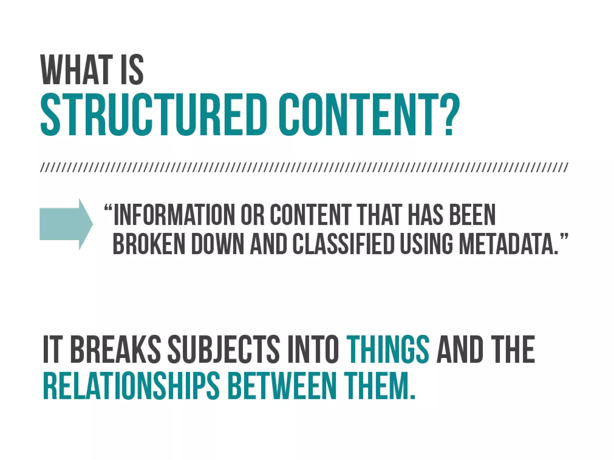 Structuring Content in Wordpress