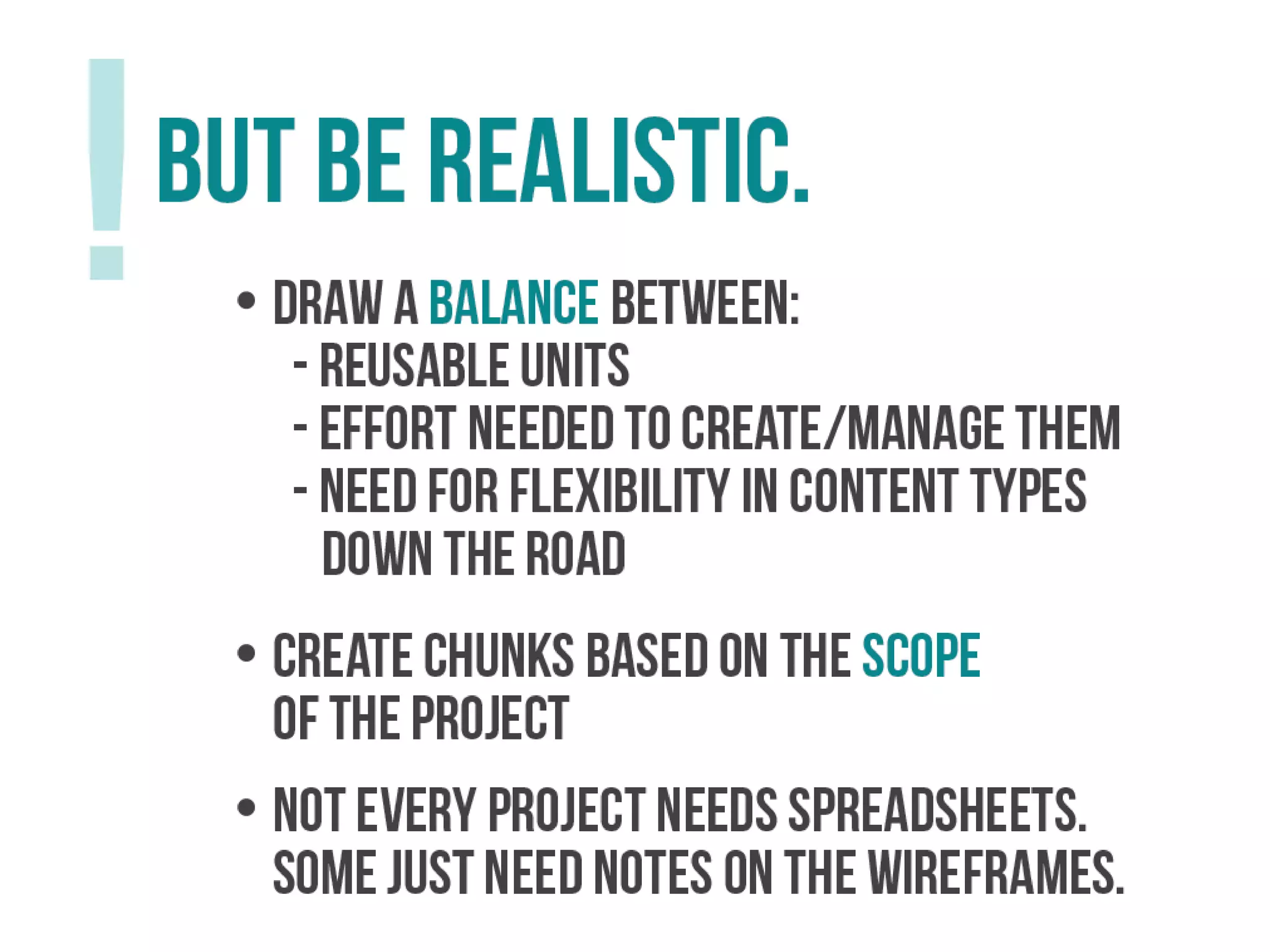 Structuring Content in Wordpress