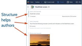 Structure
helps
authors
 