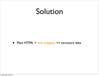 Rich Snippet & Structured data | PPT