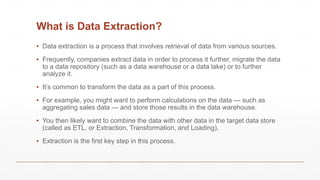 Structured Data Extraction | PPTX | Databases | Computer Software and ...