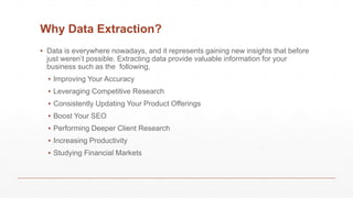 Structured Data Extraction | PPT