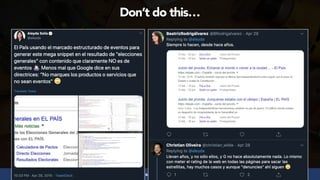 #structureddata at #smxeast by @aleyda from @orainti
Don’t do this…
 