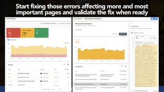 #structureddata at #smxeast by @aleyda from @orainti
Start fixing those errors affecting more and most
important pages and validate the fix when ready
 