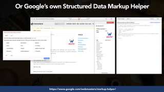 #structureddata at #smxeast by @aleyda from @oraintihttps://www.google.com/webmasters/markup-helper/
Or Google’s own Structured Data Markup Helper
 