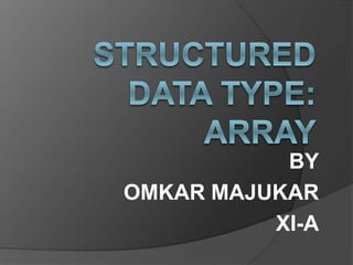 Structured data type | PPT