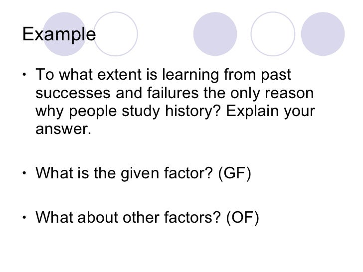 To what extent essay structure