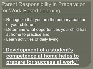 Structured learning experience | PPTX