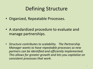 Structured Partnerships for Success | PPT