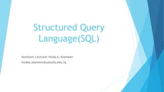 Structured query language(sql) | PPT