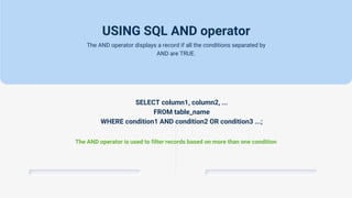 SQL | DML | PPTX