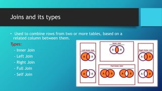 Structured query language(sql)ppt | PPTX | Databases | Computer ... image.