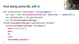 Structured streaming for machine learning | PDF