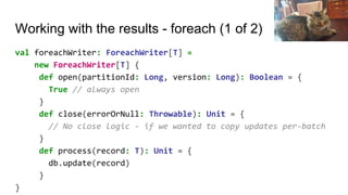 Structured streaming for machine learning | PDF