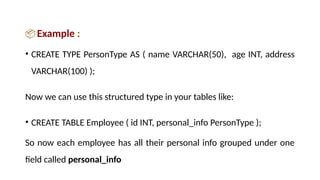 Structured Type Examples Structured Types and Inheriteeeence.pptx