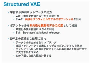 Composing graphical models with neural networks for structured ...
