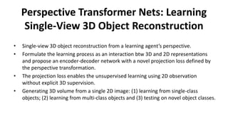 Deep learning for 3-D Scene Reconstruction and Modeling | PDF