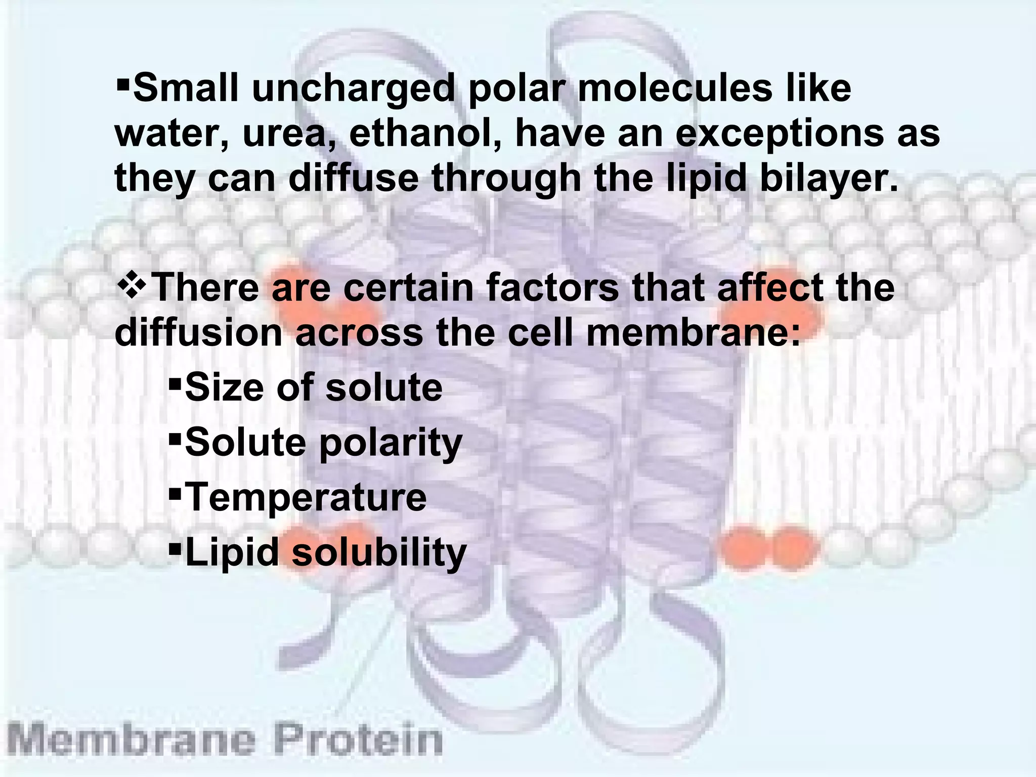 Structure & function of cell membrane | PPT