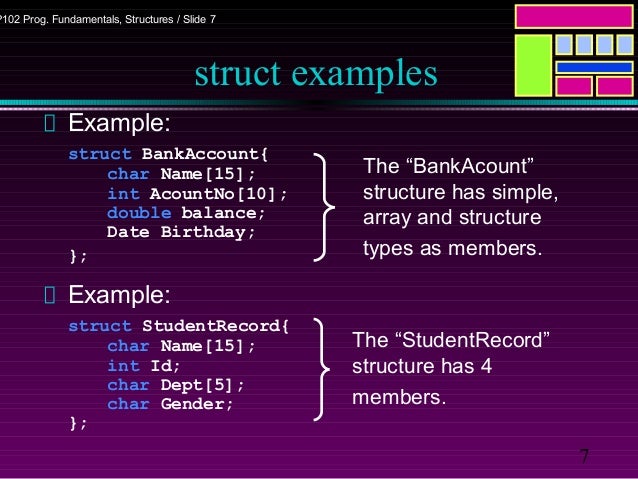 Structure in c